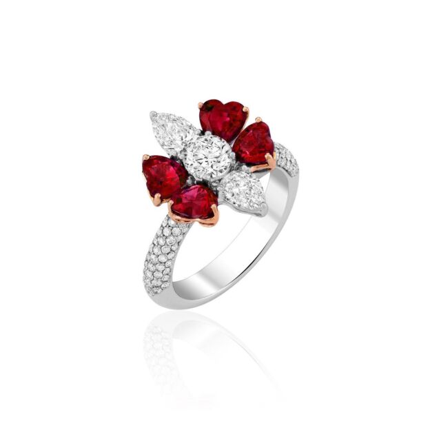 A beautiful Natural Diamond and Burmese Ruby Ring. .
.
.
.
.
.
#diamondring #burmaruby #burmarubyring #unheatedburmaruby #unheatedrubyring #engagementring #weddingring #jewellerymanufacturer #jewelrymanufacturer #jewelrymaking #ringdesign #uniquering #designerrings #privatejeweler #luxuryjewelry #butterflyrings #butterflyinspiration #smartartsjewellery #engagementjewellery